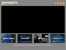 Tablet Screenshot of 3monkeys.net